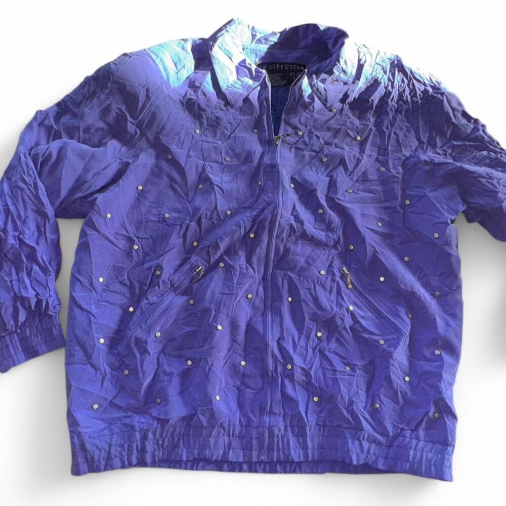 Unbranded Women's Purple and Blue Jacket
